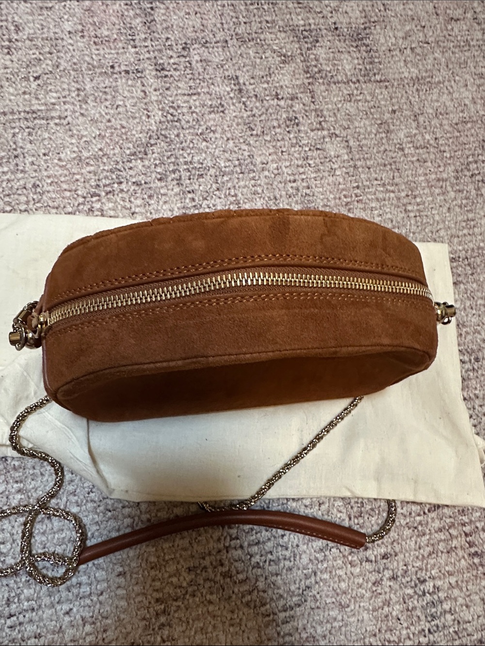 Sezane Dean Bag Faux Suede Crossbody - Picture 7 of 7